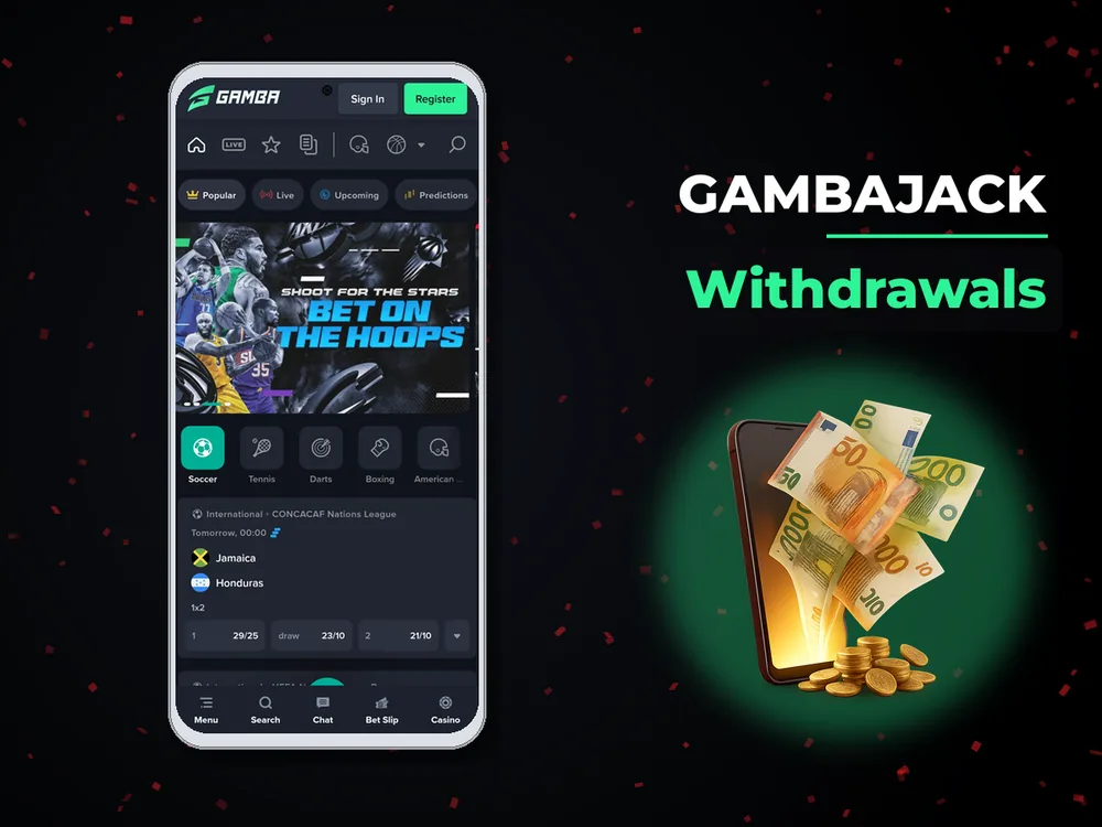 Gambajack - Withdrawals
